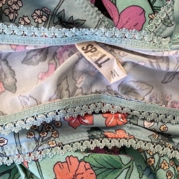 Spell 3 piece Vintage Sayulita Bralette (m) Bloomers (L) and Sleep Mask - Picture 8 of 11